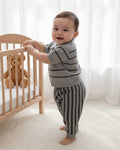 The Urban Minimalist: Organic Cotton Mixed-Stripe Knit Set