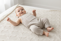 The Heirloom Pocket Romper: Oatmeal